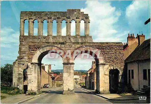 Moderne Karte Autun Porte romaine dite d'Arroux (Hauteur 17 m)