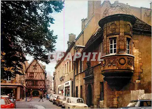 Cartes postales moderne Dijon (Cote d'Or) ville d'Art la Rue Verrie et son echauguette du XVIe s