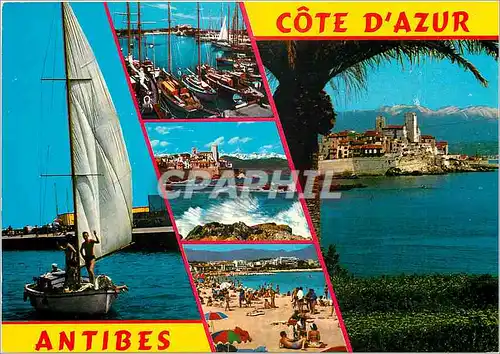 Cartes postales moderne cote d'Azur Antibes