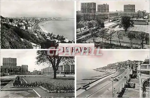 Cartes postales moderne Le Havre (Seine Inferieur) La plage Square de l'Hotel de Ville la Heve