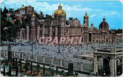 Moderne Karte Panoramic View of the Shrine of Guadalupe