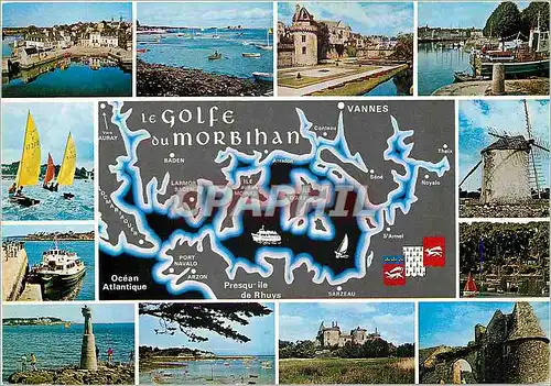 Cartes postales moderne Le Golfe du Morbihan La Bretagne Pittoresque de la Mer et des Bois