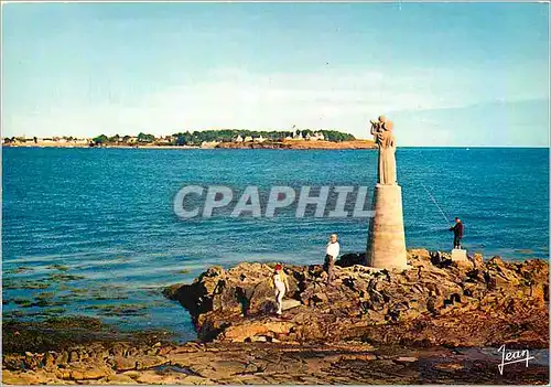 Moderne Karte La Bretagne Port Navalo (Morbihan) vu de Locmariaquer