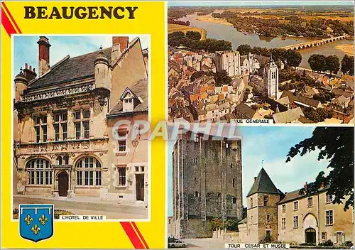 Moderne Karte Beaugency (Loiret)