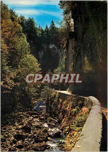 Cartes postales moderne les Alpes touristique Le Vercors Route de Villard de Lans a Pont en Royans les gorges de la Bour