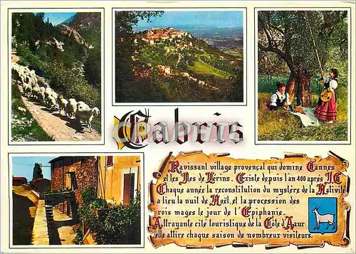 Cartes postales moderne Paysages de France Cabris Alpes Maritimes Alt 550 m