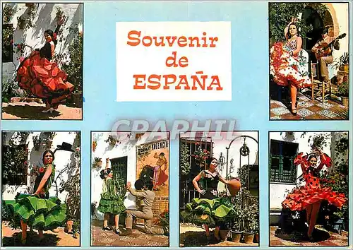 Cartes postales moderne Souvenir Espana