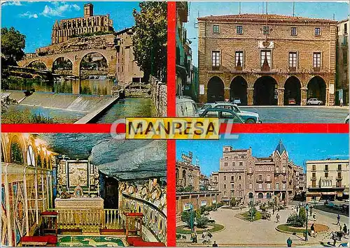 Cartes postales moderne Manres (Barcelona) Capital de la Comarca de Bages