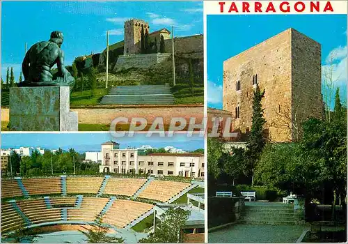Moderne Karte Tarragona Divers aspects de la ville
