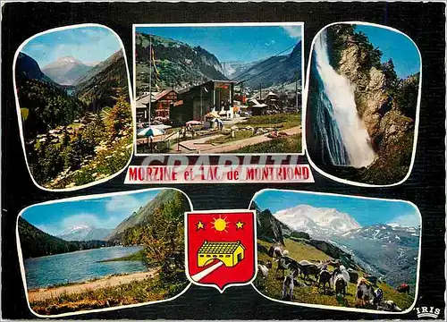 Cartes postales moderne Morzine et Lac de Montriond et village d'Ardent