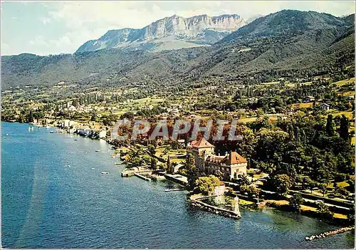 Cartes postales moderne Aux environs d'Evian les Bains sur les bords du Lac Leman Lugrin et Tour Ronde Au fond les Memis