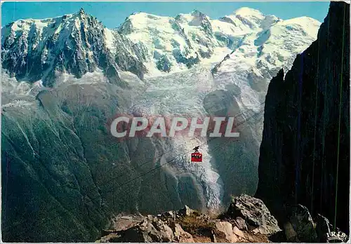 Cartes postales moderne Chamonix Mont Blanc  Telepherique Plan Praz (2000m) au Brevent