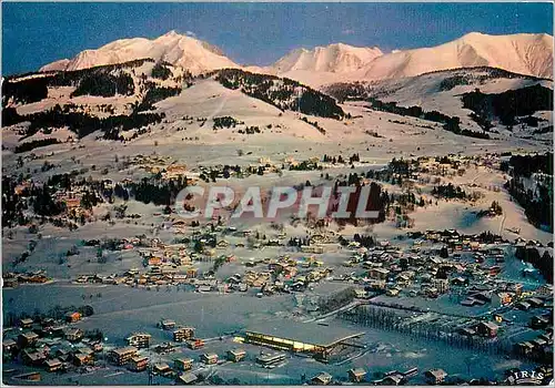 Cartes postales moderne Megeve Hte Savoie (1113m) capitale du Ski Ombres et Lumieres au Crepuscule