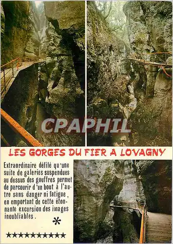 Cartes postales moderne Les Gorges du Fier (Haute savoie)