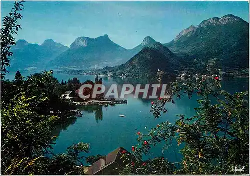 Cartes postales moderne Lac d'Annecy Baie de Talloires et presqui'il de Duingt