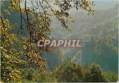 Cartes postales moderne Hautes Savoie Suspendu a un double cable au dessuss d'un gouggre de 95 m