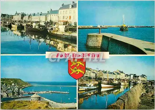 Cartes postales moderne Normandie les bateaux de peche Quai    felix Faure Port en Bessin