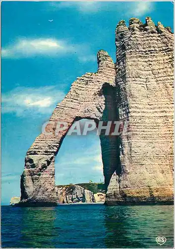 Moderne Karte Etretat (Seine Mme) La Porte d'Aval