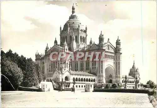 Moderne Karte La Basilique de Lisieux vue d'ensemble