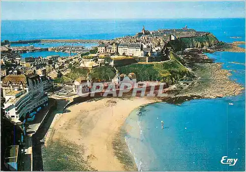 Cartes postales moderne Granville Vue generale aerienne