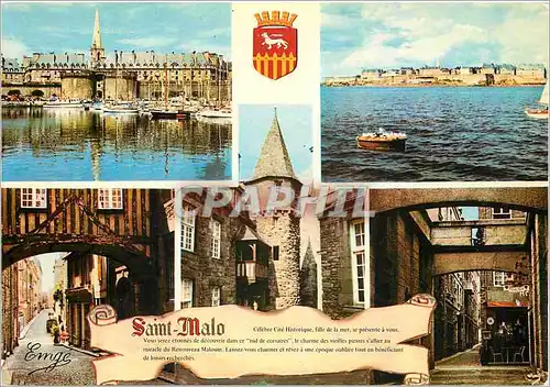 Cartes postales moderne Saint Malo Cite Corsaire Grand Porte