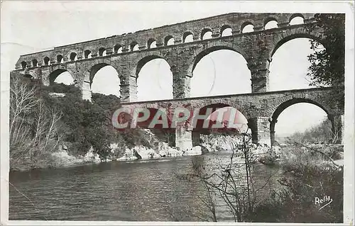 Moderne Karte Le Pont du Gard L'aqueduc romain