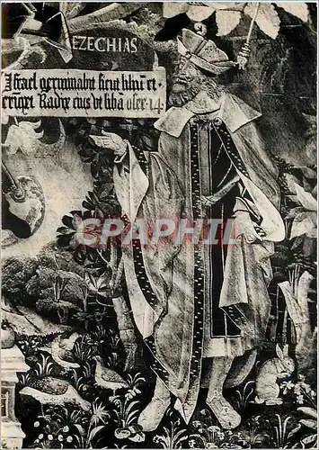 Cartes postales moderne Histoire de la vierge (Suite de 17 Tapiseries) Ateliers remois debut XVIe s L'Arbre de Jesse Det