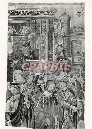 Cartes postales moderne Histoire de la vierge (Suite de 17 Tapiseries) Ateliers remois debut XVIe s Les Pretendants de M