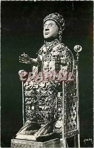 Cartes postales moderne Conques (Aveyron) Statue reliquaire de St Fay (Xes)