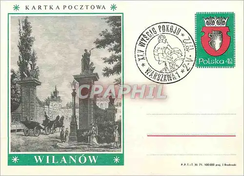 Entier Postal  Wilanow Wilanow