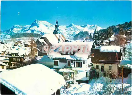 Moderne Karte Couleurs et Lumiere de France Megeve (Haute Savoie) Les Aiguilles de Warens et les Fiz