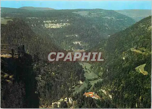Cartes postales moderne La Roche du Petre et le Val de Consolation (Doubs)