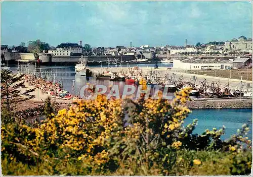 Cartes postales moderne Concarneau (S F) vue sur les Remparts et le Port