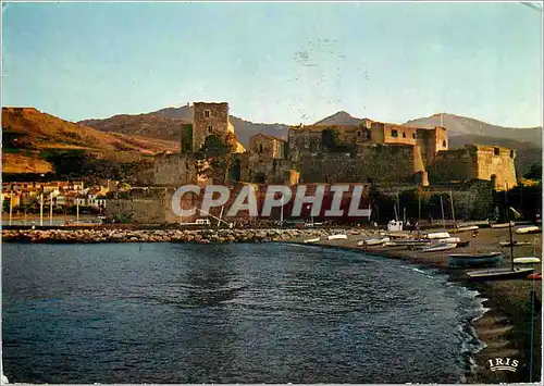 Moderne Karte Joyau de la cote catalane Collioure (Pyrenees Orientales) Le Chateau des Templiers (XIIIe s)