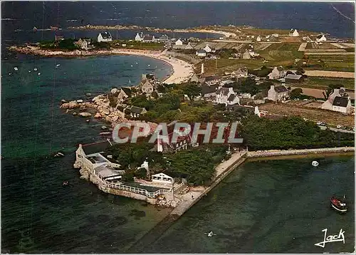 Moderne Karte Coulleurs de Bretagne Brignogan Palge l'hote Castel Regis