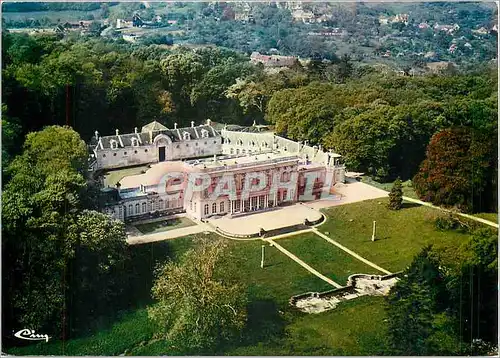 Moderne Karte Vernon (Eure) Vue aerienne) chateau de Bizy