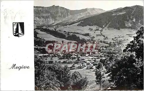 Cartes postales moderne Megeve (Haute Savoie) vue generale a droite Rochebrune