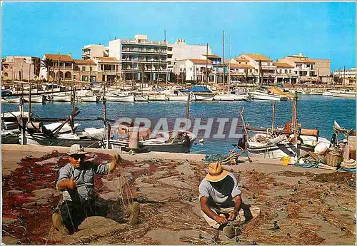 Cartes postales moderne Colonia de Sant Jordi (Mallorca) Vue partielle Peche Pecheur