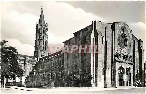 Moderne Karte Toulouse Basilique SSaint Sernin (XIe et XIIIe s)