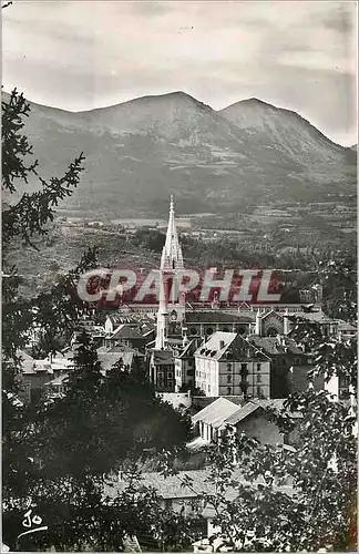 Moderne Karte Les Alpes Gap (747 m) la cathedrale (1866 19+ vue de la colline de Saint Mens