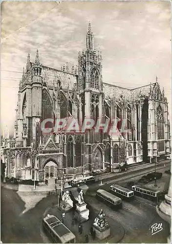 Cartes postales moderne Metz La Cathedrale et la Place d'Armes