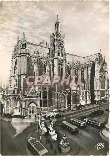 Moderne Karte Metz La Cathedrale et la Place d'Armes