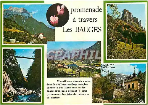 Cartes postales moderne Massif des Bauges Col du frene et l'Arclusaz