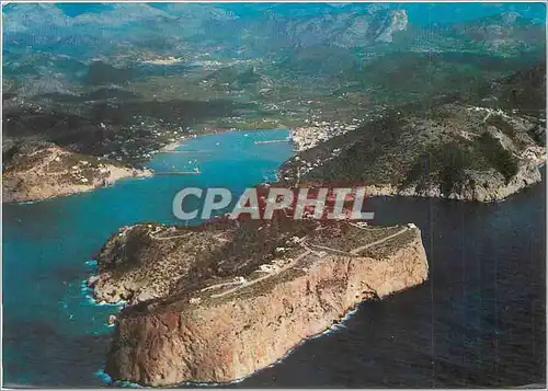 Moderne Karte Vista Aerea Del Puerto de Andrax Mallorca