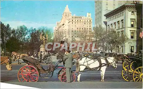Cartes postales moderne Carriages in 59th Street New York City