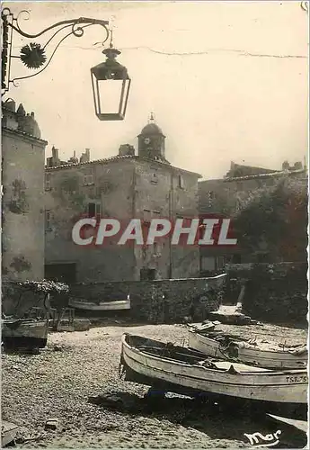 Moderne Karte La Cote d'Azur St Tropez un coin du Vieux Port Bateaux