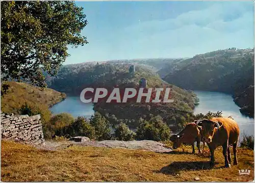Cartes postales moderne La Creuse Touristique La Vallee de la Creuse a Crozant