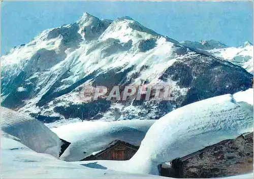Cartes postales moderne La Rosiere (Savoie) Sports d'Hiver) Panorama sur le Mont Pourri (3782m)