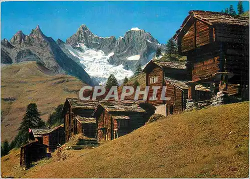 Cartes postales moderne Zermatt Findeln mit