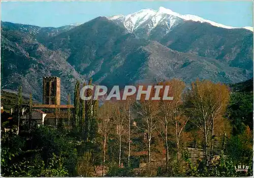 Cartes postales moderne Le Roussillon Saint Michel de Cuxa et le massif du Canigou (alt 2785m)